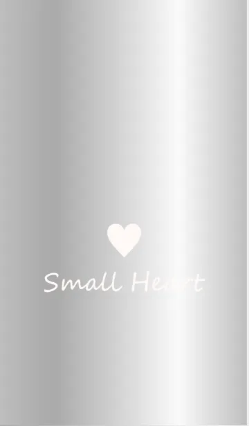 [LINE着せ替え] Small Heart *Silver 10*の画像1