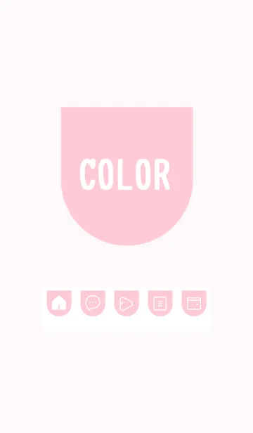 [LINE着せ替え] pink color W19の画像1