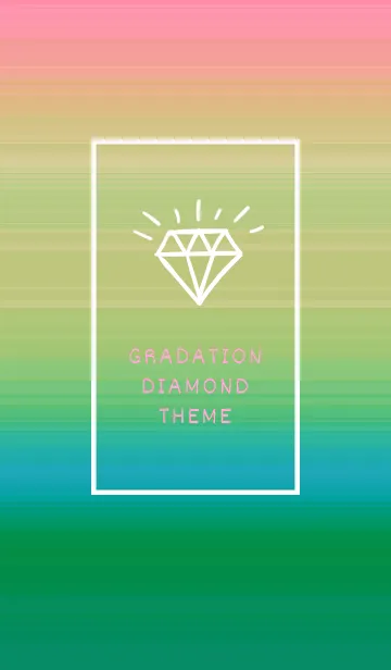 [LINE着せ替え] グラデーション ダイアモンド  214の画像1