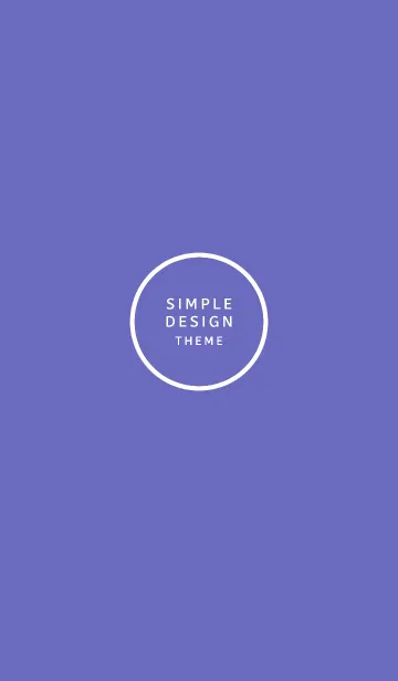 [LINE着せ替え] シンプル デザイン .6の画像1