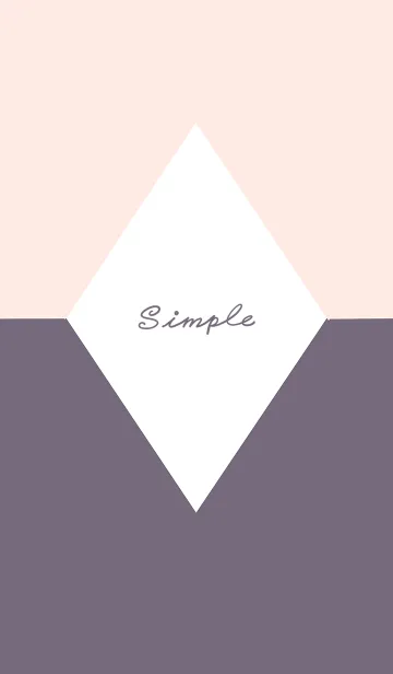 [LINE着せ替え] Simple Times-Grey Purple (Pi2)の画像1