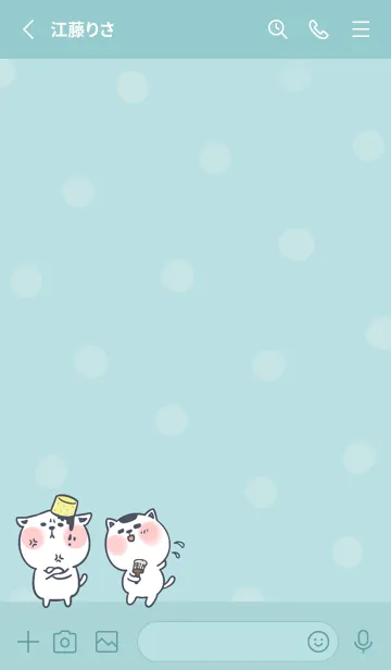 [LINE着せ替え] Naughty Kitten J-Indigo (Gr7)の画像2