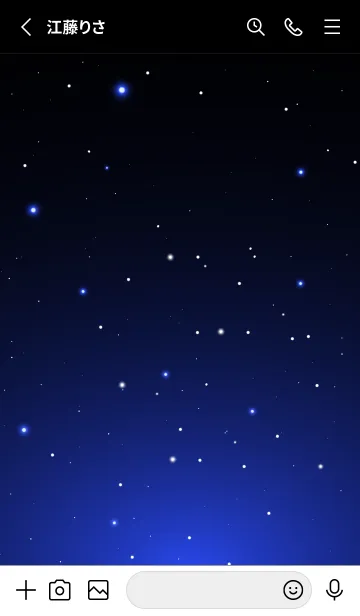 [LINE着せ替え] STARRY SKY-STAR MEKYM 2の画像2