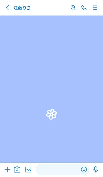 [LINE着せ替え] ミニ フラワー _78の画像2