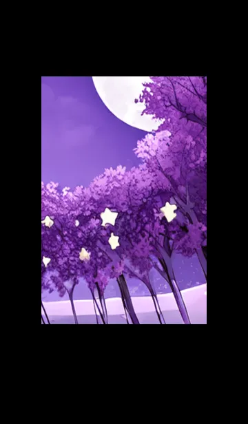 [LINE着せ替え] 月光夜桜#CP014。の画像1