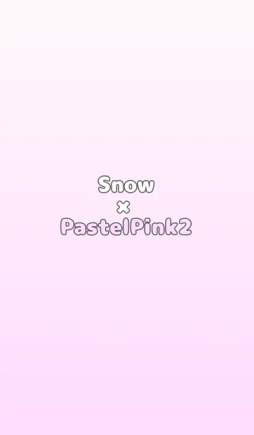 [LINE着せ替え] 雪色★パステルピンク2.TKCの画像1