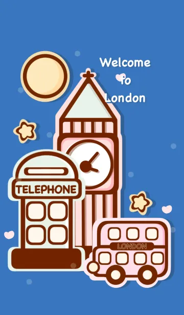 [LINE着せ替え] Lovely London themeの画像1