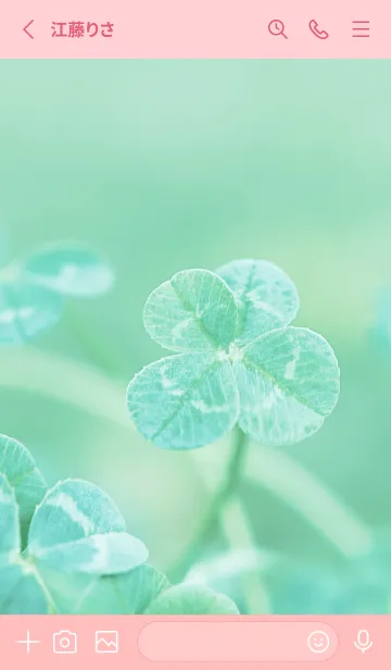 [LINE着せ替え] 四つ葉のクローバー Vintage Lens #8-6の画像2
