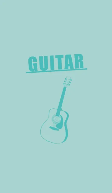 [LINE着せ替え] GUITAR COLOR ペールアクアの画像1