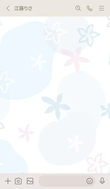 [LINE着せ替え] 花舞う18の画像2