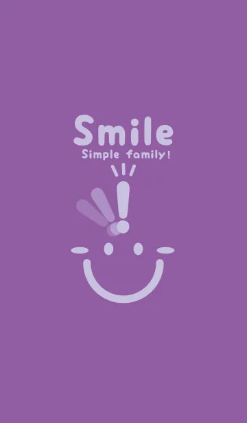 [LINE着せ替え] スマイル＆ヒラメキ モーブの画像1