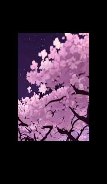 [LINE着せ替え] 月光夜桜#CP028。の画像1