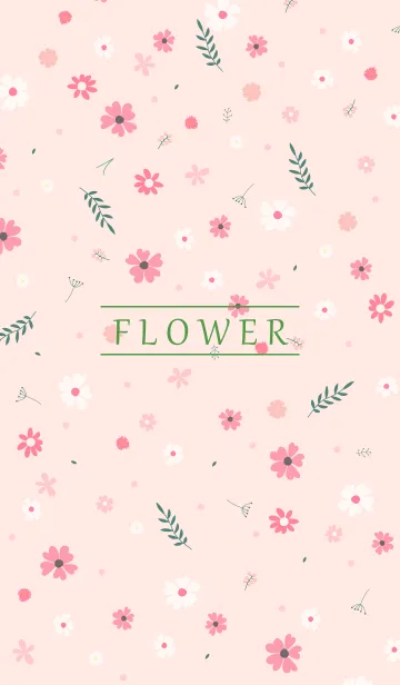 [LINE着せ替え] MANY FLOWERS PINK 74の画像1