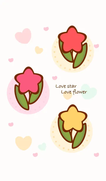 [LINE着せ替え] Little star flowers 4の画像1