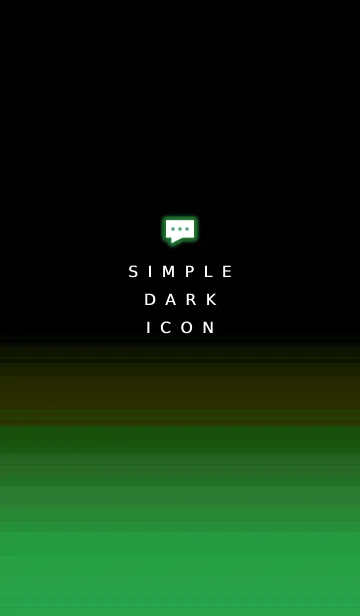 [LINE着せ替え] シンプル ダーク アイコン 114の画像1