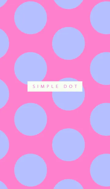 [LINE着せ替え] シンプル ドット 208の画像1