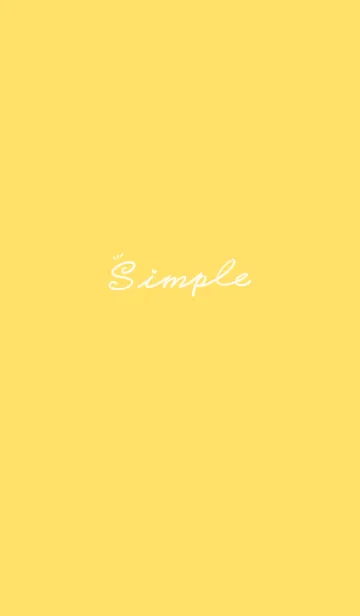 [LINE着せ替え] Simple Color J-Pale Yellow (Ye4)の画像1