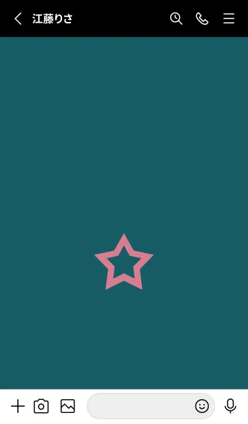 [LINE着せ替え] シンプル ロック スター 51の画像2