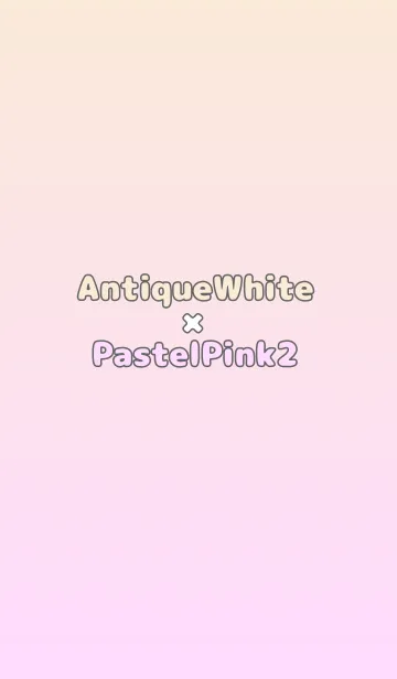 [LINE着せ替え] アンティークホワイト★パステルピンク2.TKの画像1