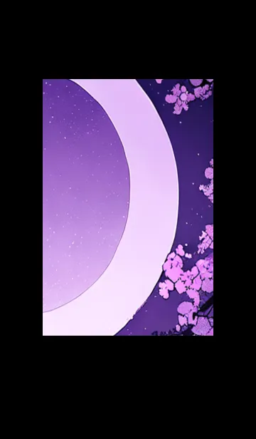 [LINE着せ替え] 月光夜桜#CR16。の画像1