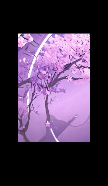 [LINE着せ替え] 月光夜桜#CR12。の画像1