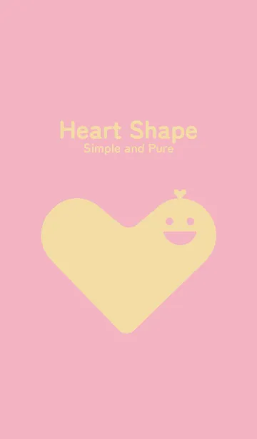 [LINE着せ替え] ハート型の着せかえ 鴇色の画像1