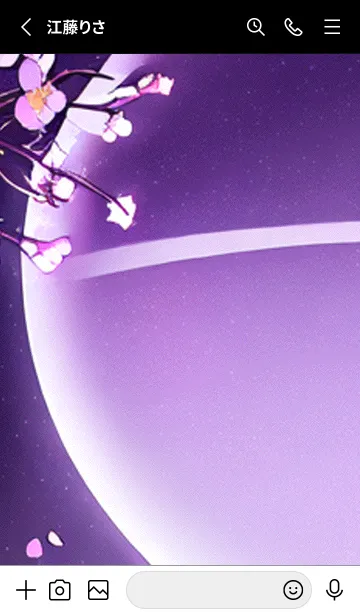 [LINE着せ替え] 月光夜桜#CS01。の画像2