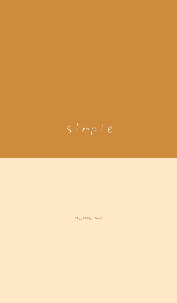 [LINE着せ替え] 0Ag_26_ブラウン4-3の画像1