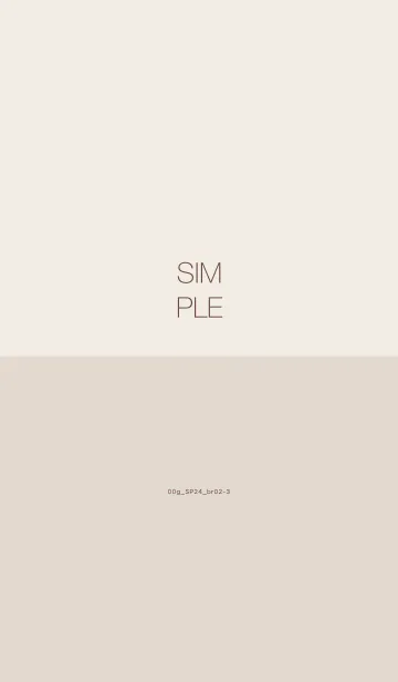 [LINE着せ替え] 00g_24_ブラウン2-3の画像1