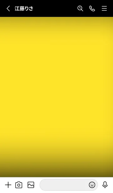 [LINE着せ替え] Butter Yellow And Black V.4 (JP)の画像2