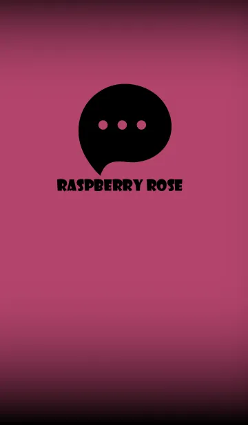 [LINE着せ替え] Raspberry Rose And Black V.3 (JP)の画像1