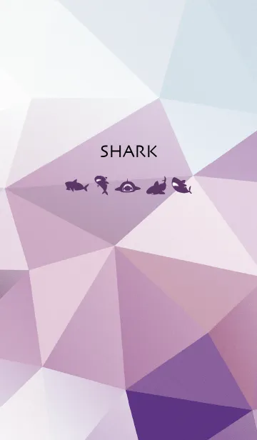 [LINE着せ替え] 紫 : Shark！の画像1