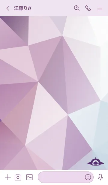 [LINE着せ替え] 紫 : Shark！の画像2