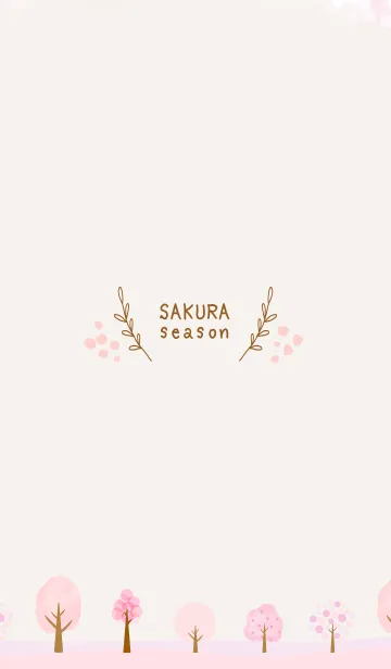 [LINE着せ替え] 桜の季節です（B)の画像1