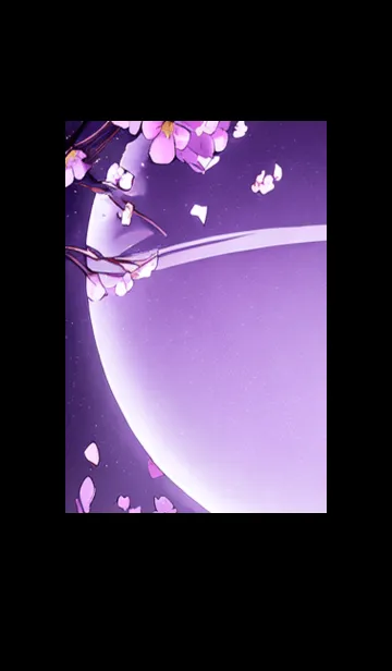 [LINE着せ替え] 月光夜桜#CS021。の画像1