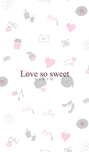 [LINE着せ替え] Love so sweet.MEKYM 2の画像1