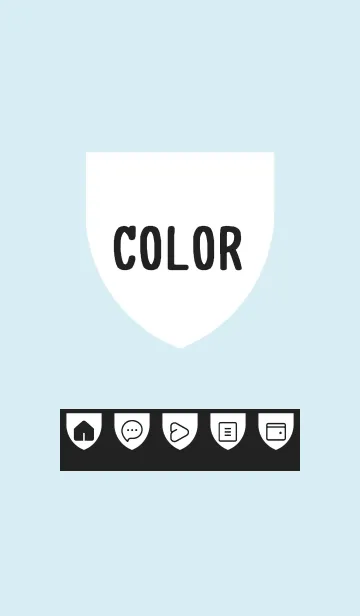 [LINE着せ替え] blue color X17の画像1