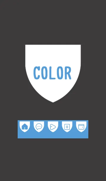 [LINE着せ替え] blue color X20の画像1