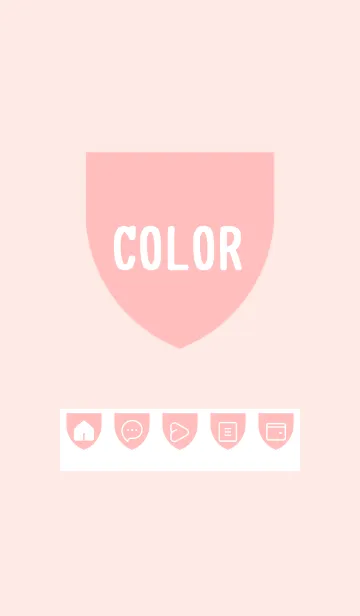 [LINE着せ替え] pink color X17の画像1