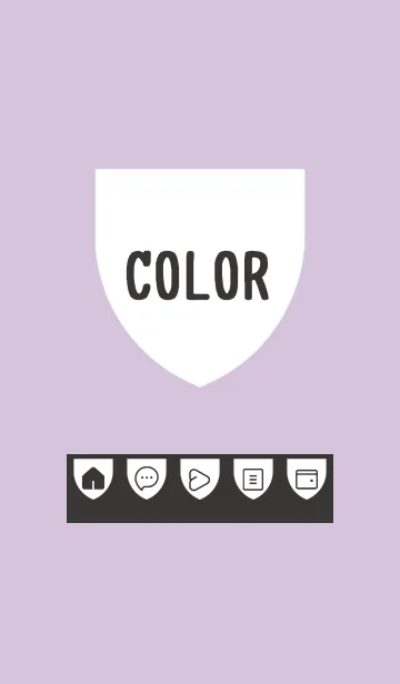 [LINE着せ替え] purple color X20の画像1