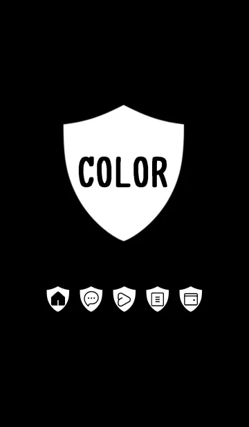 [LINE着せ替え] bw color Y20の画像1