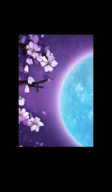 [LINE着せ替え] 月光夜桜#CS012。の画像1