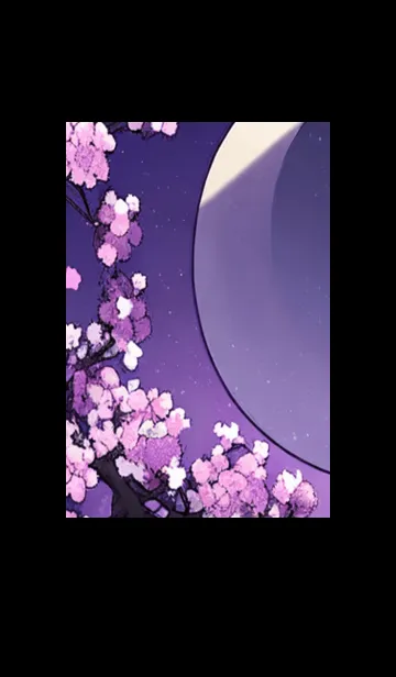 [LINE着せ替え] 月光夜桜#CS08。の画像1