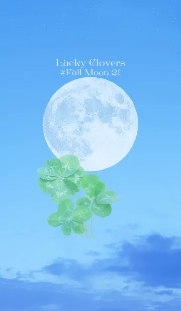 [LINE着せ替え] Lucky Clovers #Full Moon 21の画像1