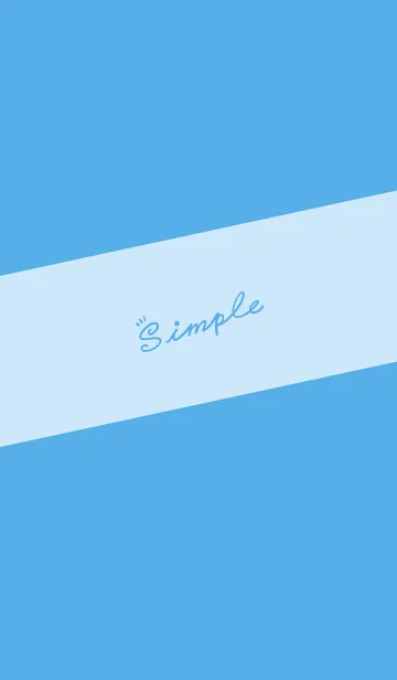 [LINE着せ替え] Simple Lines J-Blue (Bl5)の画像1