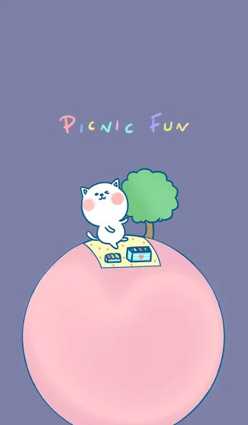 [LINE着せ替え] Picnic Fun J-Blue (Pi5)の画像1