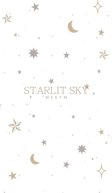 [LINE着せ替え] SIMPLE STARLIT SKY.MEKYM 6の画像1