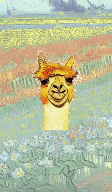 [LINE着せ替え] 可愛いアルパカのきせかえ 3の画像1