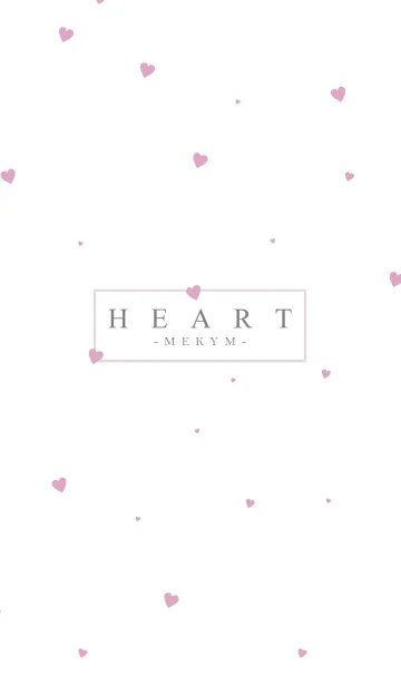 HEART PINK-SIMPLE.MEKYM 19の着せ替えメイン画像