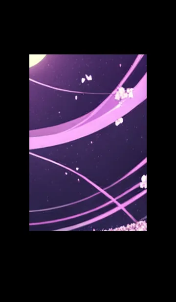 [LINE着せ替え] 月光夜桜#CT06。の画像1